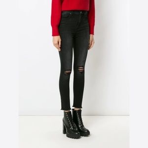 7 For All Mankind High Rise Cropped Jeans